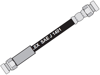 Flex Freio T Fiesta 02/ (370mm)