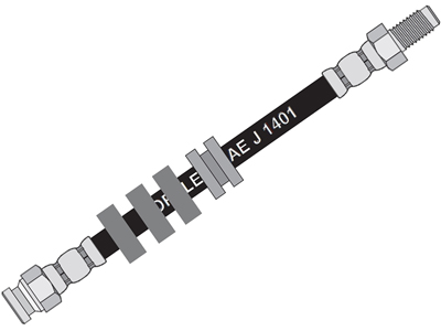 Flex Freio T Palio 10/ (235mm)