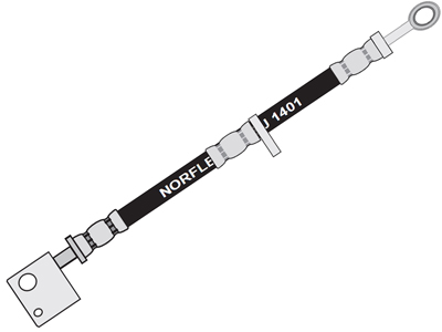 Flex freio d fit 03 08 direito 555mm