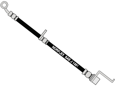 Flex Freio D Fit 08/ e City 09/ Direito (540mm)