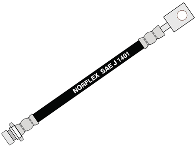 Flex freio t frontier 02 520mm