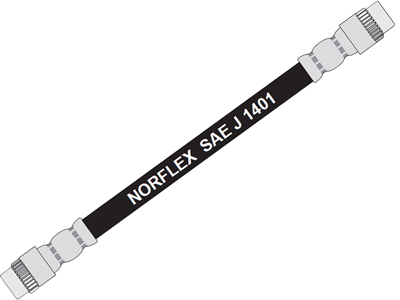 Flex freio t peugeot 206 direito 217mm