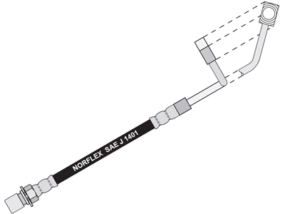 Flex Freio T S-10/Blazer 95/ (650mm)