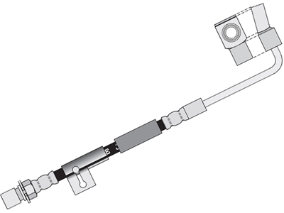Flex Freio D A/C/D-20 93/96 Esquerdo (688mm)