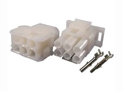 Kit conector 6 vias hylok macho femea terminais fio 6 3m