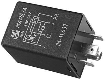 Relé Pisca Uno/Tempra/Clio/Mégane (12V - 4 Terminais)