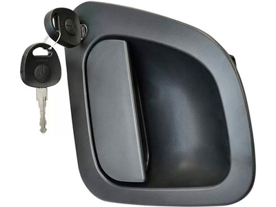 Maçaneta Ext MBB Accelo 715/815/915/1016 LD (C/Chave, Preta)