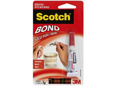 Cola Instantânea Scotch Bond 3M (3 Gramas)