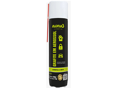 Grafite Vidro Spray (300 Ml - 110 Gramas)