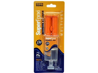 Super epoxi liquido 2x12 5 gramas seringa