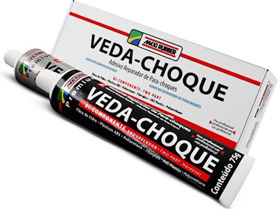 Veda Choque (Resina 75 Gramas + Endurecedor 75 Gramas)