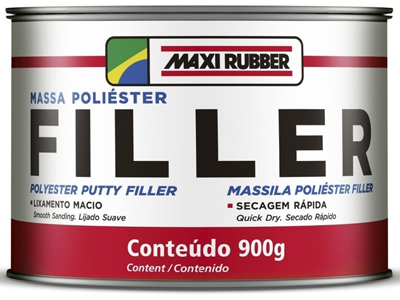 Massa poliester c catalisador 900 gramas