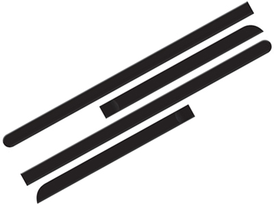 Friso Lateral Onix (Preto - 4 Peças)