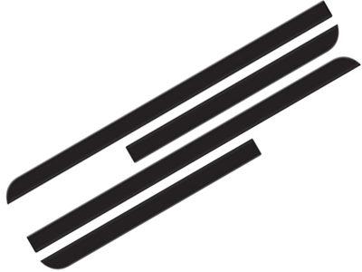 Friso Lateral Cobalt 12/15 (Preto - 4 Peças)