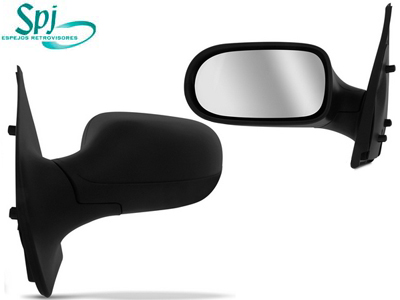 Retrovisor ext palio 08 10 4p le fixo preto