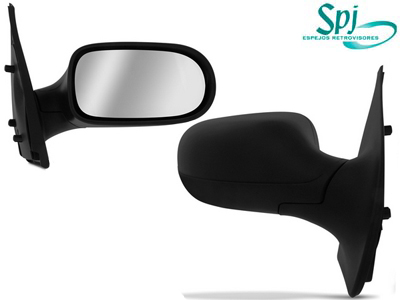 Retrovisor Ext Palio 08/10 4P LD Fixo (Preto)