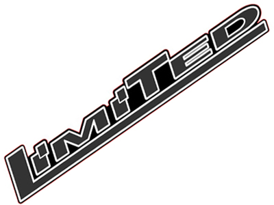 Adesivo Limited Ranger (Preto/Cromado)