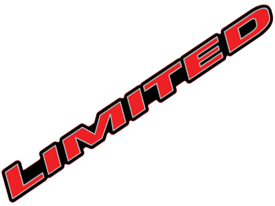 Adesivo Limited Ranger (Vermelho/Preto)