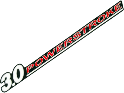 Adesivo 3.0 PowerStroke Ranger (Vermelho/Preto)