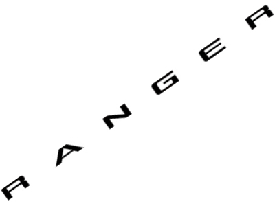 Adesivo Ranger 12/23 (Preto/Cinza)