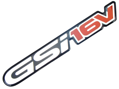 Emblema Resinado GSI16V Chevrolet