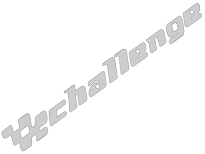 Emblema Resinado Challenge Vectra