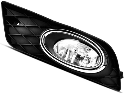 Farol auxiliar civic 12 14 le aro cromado
