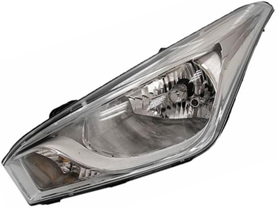 Farol hb20 12 le mascara cromada