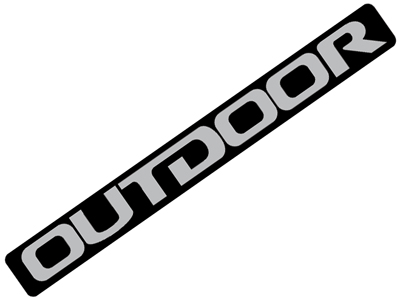 Emblema resinado outdoor l200