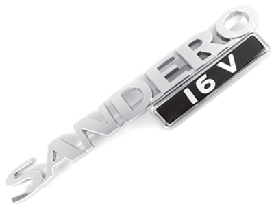 Emblema Sandero 16V 09/12