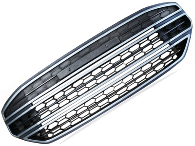 Grade parachoque ecosport 13 central c friso cinza