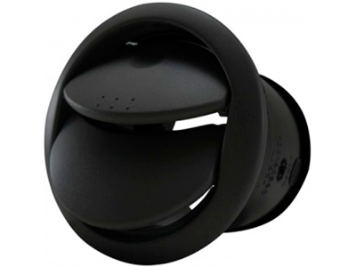 Difusor Ar Painel Uno 10/14 Preto (Lateral)