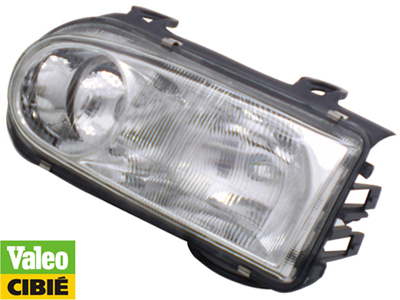 Farol Gol GTI/TSI 95/99 LE (Máscara Cromada - C/Auxiliar)