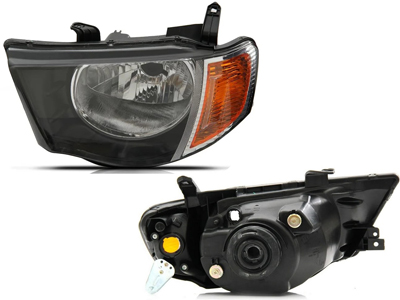 Farol l200 triton 08 16 le mascara negra pisca ambar