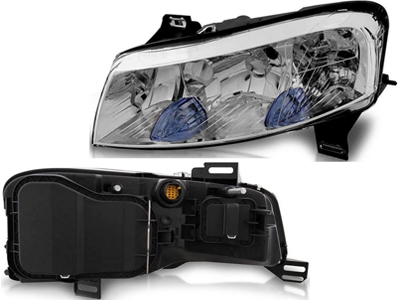 Farol stilo 02 le mascara cromada