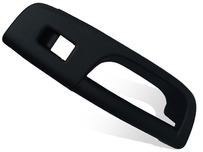 Moldura Maçaneta Interna Gol 08/15 TD Preta (C/Furo Vidro)