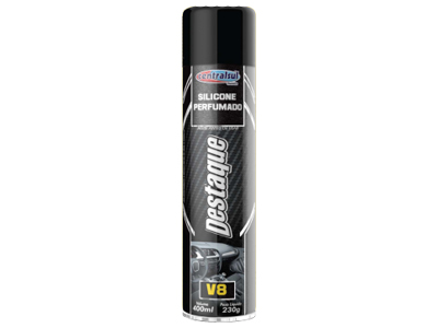 Silicone spray aromatizado v8 400 ml 230 gramas