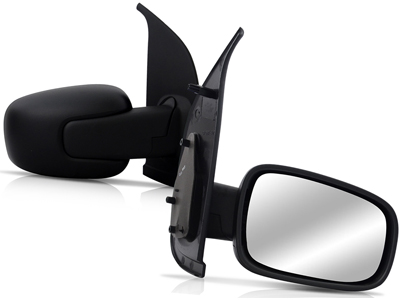 Retrovisor ext uno 10 14 2p ld fixo preto