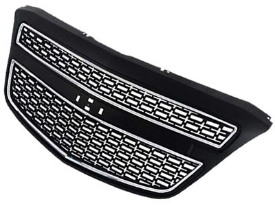 Grade agile e montana 11 preta friso cromado