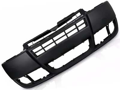 Parachoque dianteiro doblo 10 preto texturizado