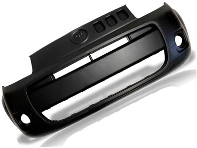 Parachoque dianteiro uno 10 14 preto texturizado