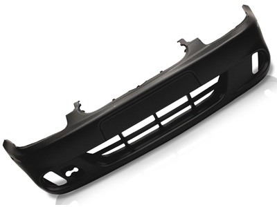 Parachoque Dianteiro Corsa 00/08 (Preto Liso - C/Milha)