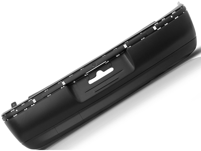 Parachoque traseiro gol 00 02 preto texturizado