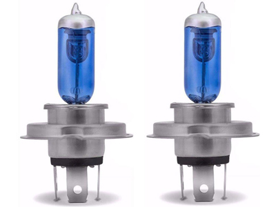 Kit Lâmpada H4 Super Branca (12V - 60/55W - 8500K)
