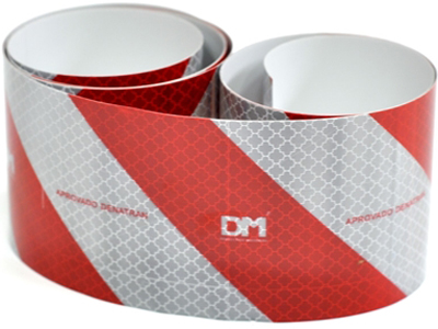 Kit Faixa Refletiva Marca DM LE/LD (10cm x 240cm)
