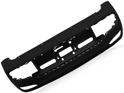 Parachoque traseiro punto 13 preto liso