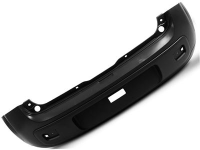 Parachoque traseiro uno 10 14 preto texturizado