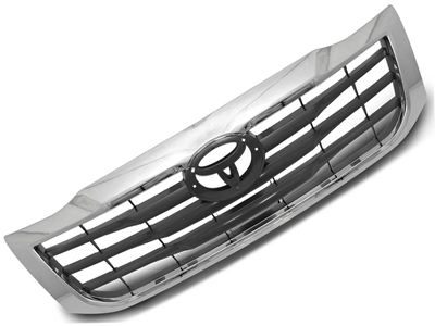 Grade Hilux 12/15 (Cinza - Moldura Cromada)