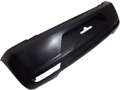 Parachoque Traseiro Fox 10/14 (Preto - C/Lanterna Neblina)