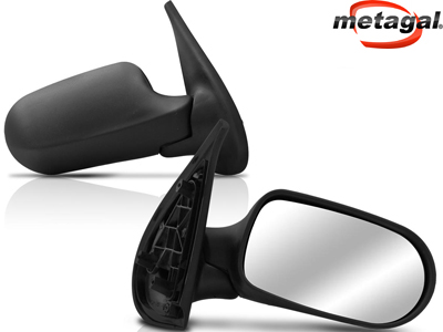 Retrovisor ext palio strada 01 03 2p ld fixo preto